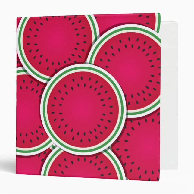Funky watermelon slices binder (Front/Inside)