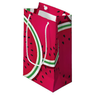 Funky watermelon slices small gift bag