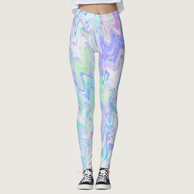 Funky Waves Leggings (Front)