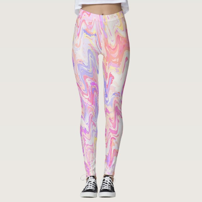 Funky Waves Leggings (Front)