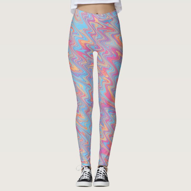 Funky Waves Leggings (Front)