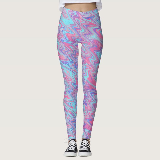 Funky Waves Leggings (Front)