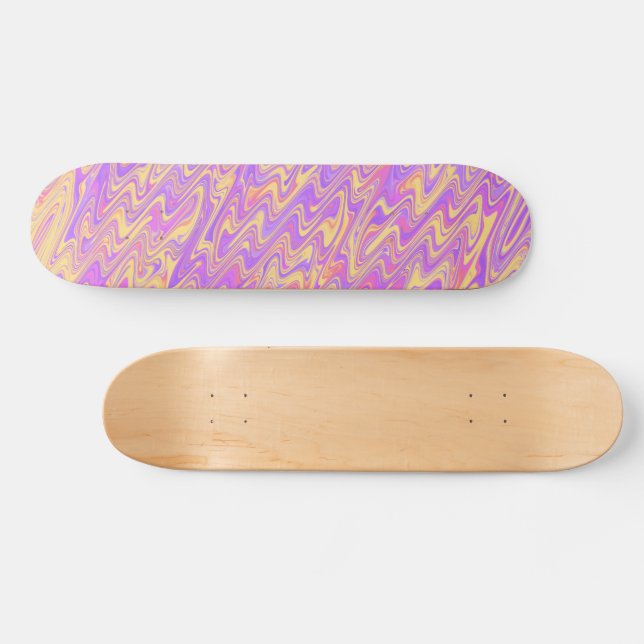 Funky Waves  Skateboard (Horz)
