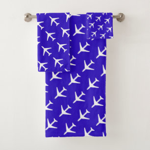 Funky White Plane Blue Arrière - plan Aviation