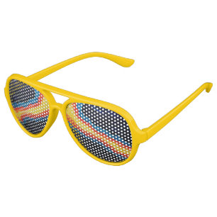 Funky Yellow Funglasses Aviator Sunglasses