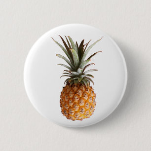 Funky Yummy Pineapple Button Pin