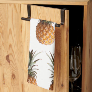 Funky Yummy Pineapple Pineapples Kitchen Towel