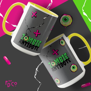 Funky Zombie Antidote XOXO For The Love Of Coffee Mug