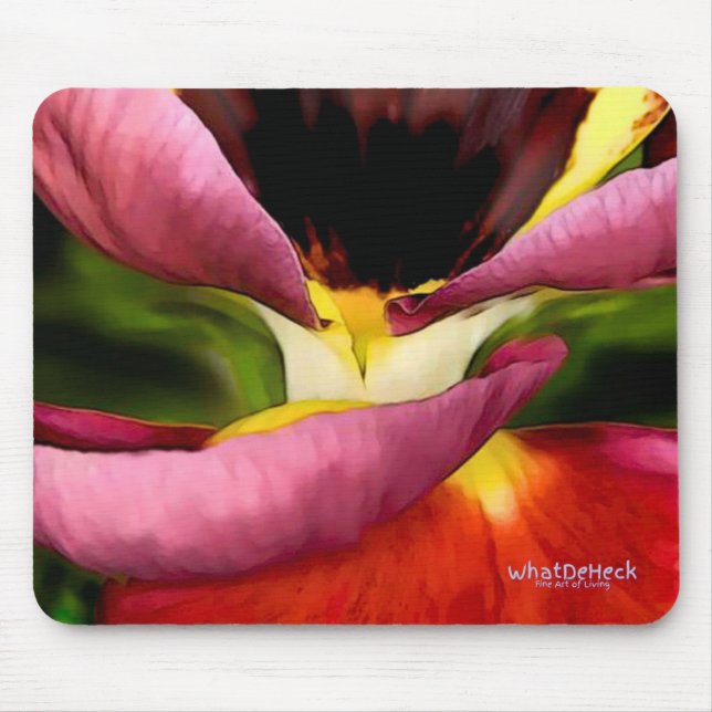 Funneling Pansy Mouse Pad (Front)