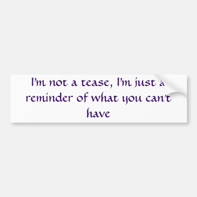 Funnies Bumper Sticker (Front)