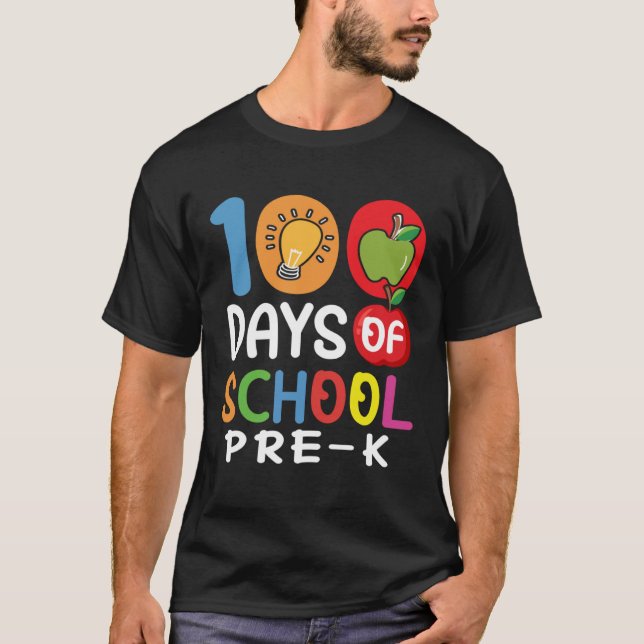 Funny 100 Days Of School And Still Poppin 100th Pr T-Shirt (Front)