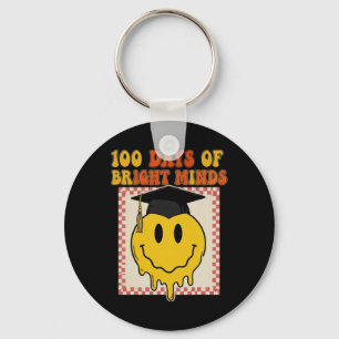 Funny 100th Day Of School For Teacher Or Student _ Keychain