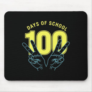 Funny 100th Day Of School For Teacher Or Student _ Mouse Pad