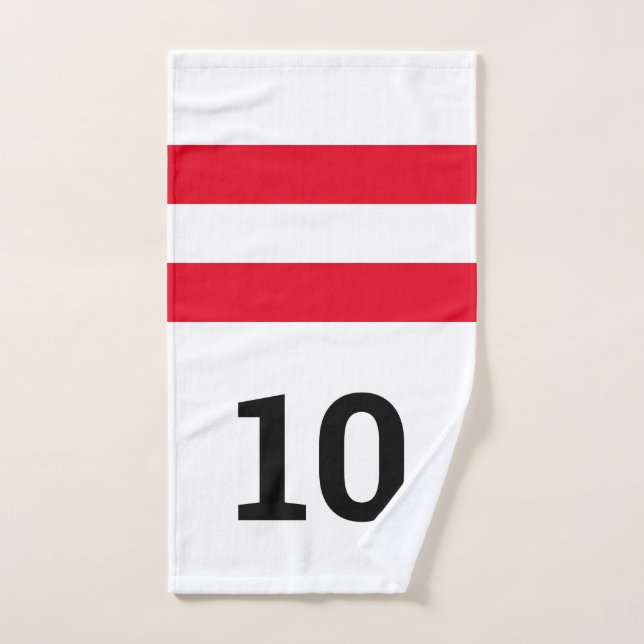 Funny 10 Pin for Right-Handed Bowlers Bowling  Hand Towel (Hand Towel)