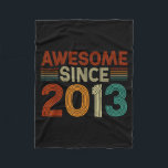Funny 12 Year Old Awesome Since 2013 Birthday Son  Fleece Blanket<br><div class="desc">Funny 12 Year Old Awesome Since 2013 Birthday Son Boy</div>