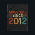 Funny 13 Year Old Awesome Since 2012 Birthday Son  Fleece Blanket<br><div class="desc">Funny 13 Year Old Awesome Since 2012 Birthday Son Boy</div>