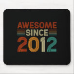 Funny 13 Year Old Awesome Since 2012 Birthday Son  Mouse Pad<br><div class="desc">Funny 13 Year Old Awesome Since 2012 Birthday Son Boy</div>