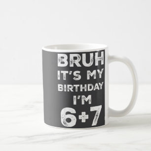 Funny 13th Birthday Teenager 6+7 Year Old Boys Kid Coffee Mug