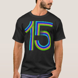 Funny 15th Birthday Gift  Cute Years Old Rainbow B T-Shirt
