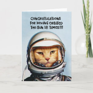 Funny 18th Birthday Card