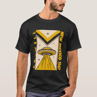 Funny 1947 Roswell New Mexico Ufo Nerd Geek Graphi T-Shirt
