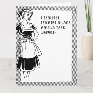 Funny 1950s Housewife Card
