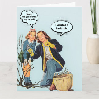 Funny 1950s Housewife Card