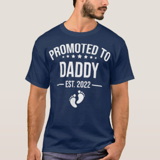 Funny 1st Time Dad EST 2022 New First Fathers Hood T-Shirt