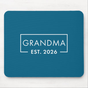 Funny 1st Time Grandma Est 2026 New Grandma Mouse Pad