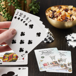 Funny 2020 Quarantine   Living Room Vacation Playing Cards