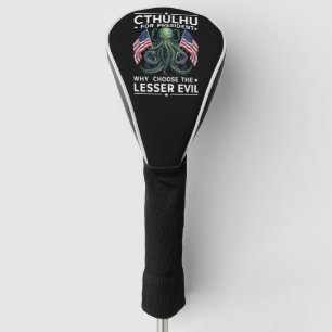 Funny 2024 Elections Cthulhu For President  Golf Head Cover