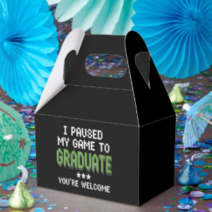 Funny 2025 Gamer Graduate Graduation Favor Box