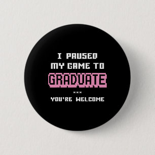 Funny 2026 Gamer Graduate Graduation 2 Inch Round Button