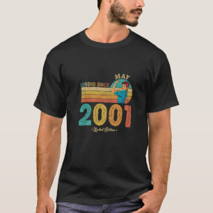 Funny 21St Birthday May 2001 Legend Since 2001 21 T-Shirt