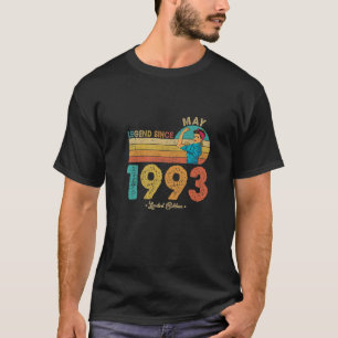 Funny 29Th Birthday May 1993 Legend Since 1993 29 T-Shirt