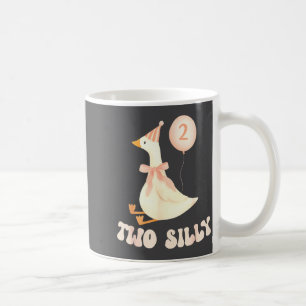 Funny 2nd Birthday Two Silly Goose 2 Year Old Birt Coffee Mug
