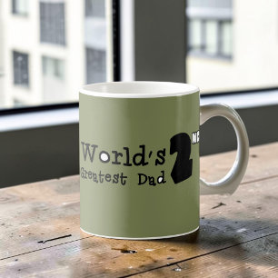 Funny 2nd Greatest Dad Sarcastic Father's Day Coffee Mug