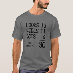 Funny 30Th Birthday 30 Years Old Born In 1992 T-Shirt