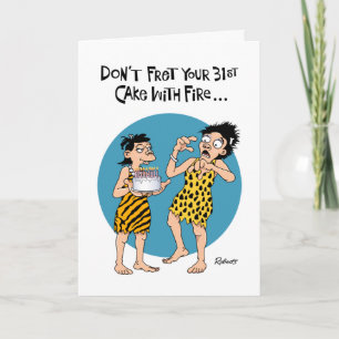 Funny 31st Birthday Card