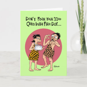 Funny 33rd Birthday Card