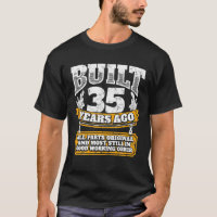 Funny 35th Birthday B Day Gift Saying Age 35 Year