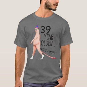 Funny 39 Years Old 39Th Birthday Party Born In 198 T-Shirt