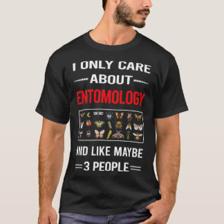 Funny 3 People Entomology Entomologist Insect Inse T-Shirt