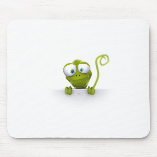 funny-3d-gekko mouse pad (Front)