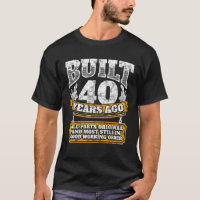 Funny 40th Birthday B Day Gift Saying Age 40 Year