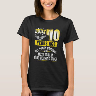 Funny 40th Birthday B-Day Gift Saying Age 40 Year T-Shirt