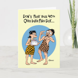 Funny 40th Birthday Card