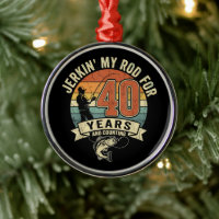 funny 40th birthday fishing gift