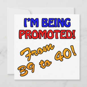 Funny 40th Birthday Gag Gifts Card