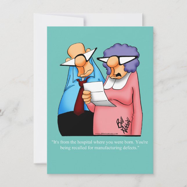 Funny 40th Birthday Party Invitations (Front)